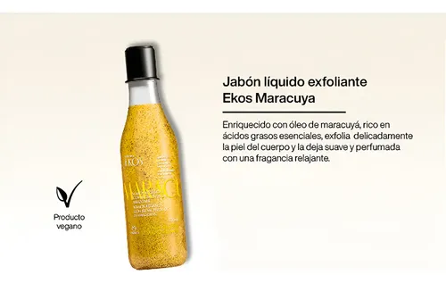Repuesto Jabon Líquido Exfoliante Natura Ekos Maracuya