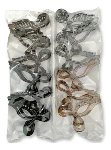 Broches Para El Pelo X12 Translucidos Mujer Urbanchic 1028