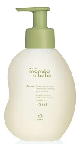 Shampoo Infantil Suave E Hipoalergénico Natura Mamá y Bebé Desde El Primer Baño De 200 Ml