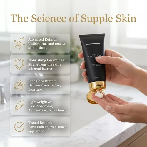 Yw Loción Retinol Corporal, Hidratante Diario Unisex __
