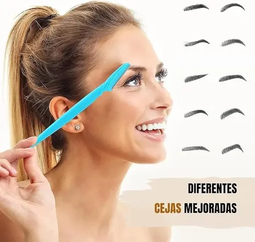 Juego De 50 Perfiladores De Cejas Conpeine Protector De Ceja Vistoso
