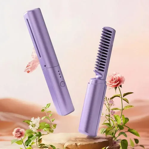 Alisador De Pelo Profesional Inalámbrico Q92in1, Peine F Verde