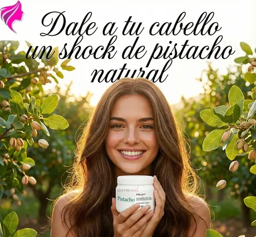 Mascara Capilar Pistacho Natural Frilayp X240g Profesional – Humectante Hidratante Con Nutrientes Esenciales Ideal Cabello Dañado y Seco – Cuidado Intensivo