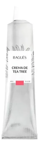 Crema Fungicida Tea Tree Bagués 60g En Pomo Con Aplicador