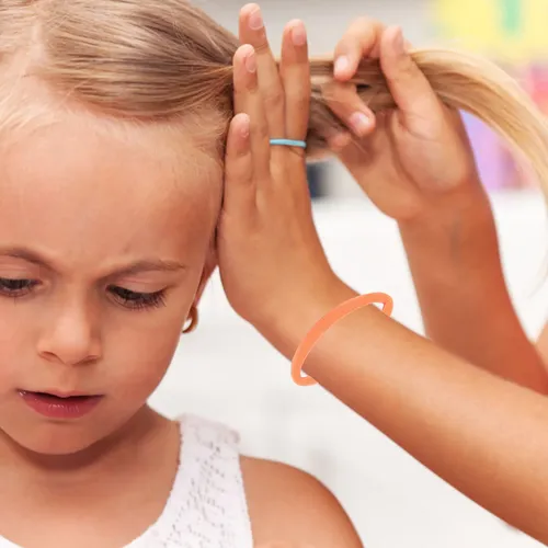 24 Unidades De Cintas Elásticas Para El Pelo, Soportes Para  Multicolor Sólido