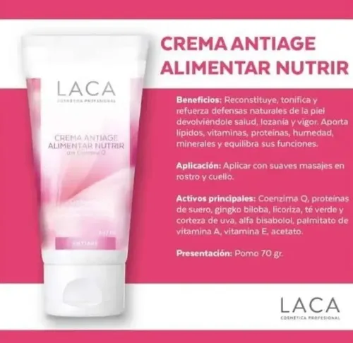 Crema Antiage Alimentar Nutrir Laca Momento de aplicación Día/Noche Tipo de piel ALÍPIDA