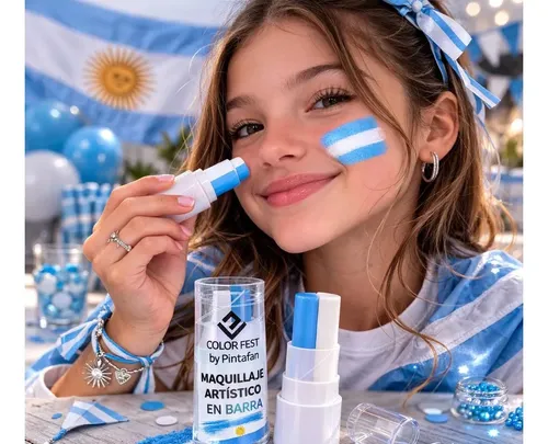 Labial Bicolor Argentina X1 Pintafan Mundial