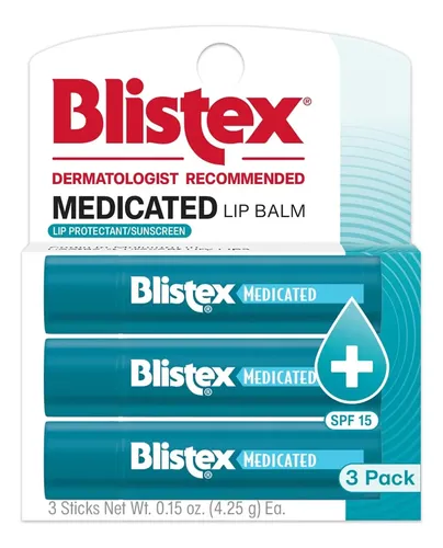Bálsamo Labial Blistex Spf 15 Pack X 3 U.