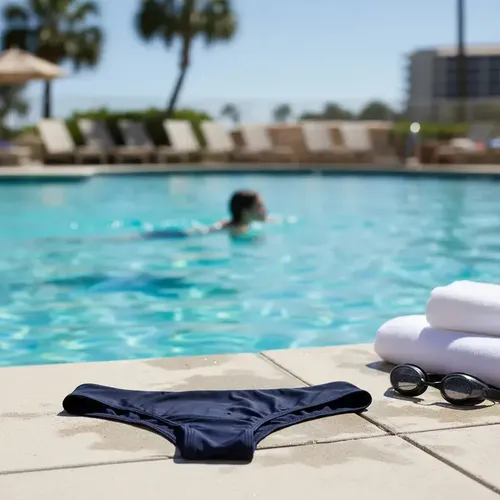 Slip Zunga Hombre Natacion Y Gorro Resistente Al Cloro