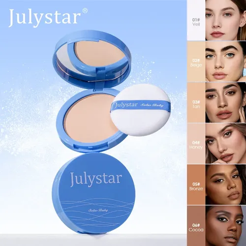 Julystar 2 Piezas Polvo Fijador Mate Agua Largaduracion