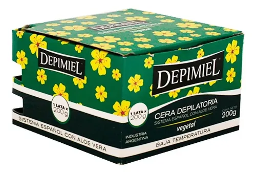 Cera Corporal Depimiel Lata Vegetal Piel Normal Aloe 200gr