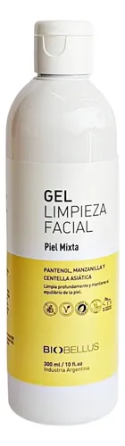 Gel Limpieza Facial Biobellus X 300 Ml Pieles Mixtas