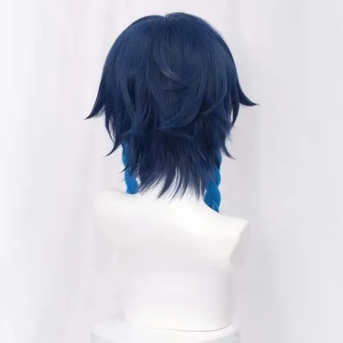Peluca Cosplay Genshin Impact Venti Viento Dorado