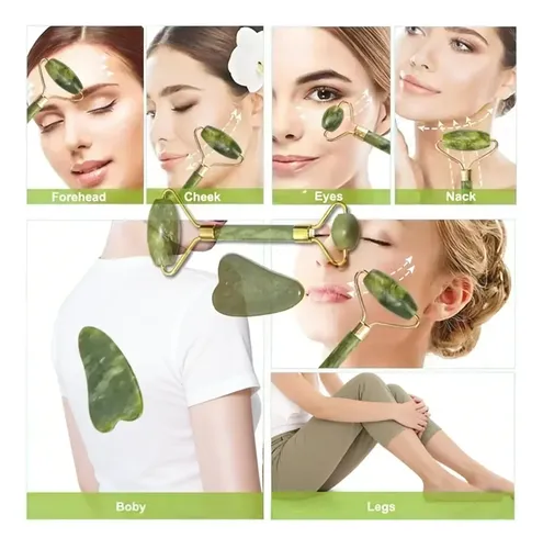 Sha – Juego De 2 Rulos Para Uso Facial Con Doble Cabeza Y Fo 2pcs