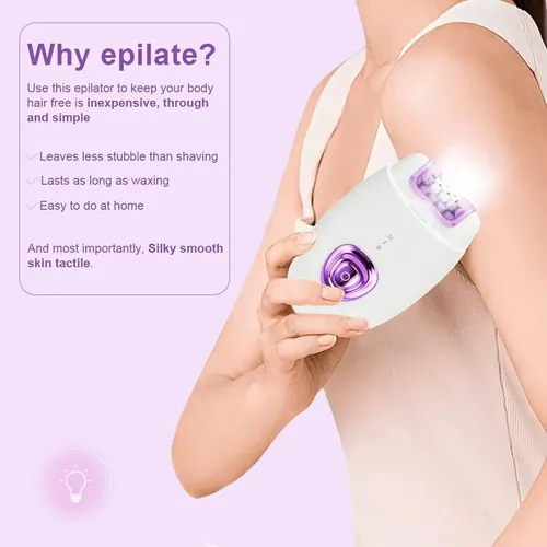 Afeitadora Eléctrica 2 En 1 Para Mujer, Dispositivo De Depil