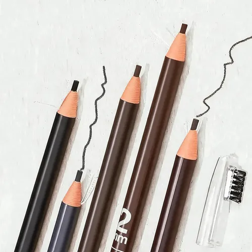 Lápiz Ultrafino 2 Mm Para Cejas Bojin Negro