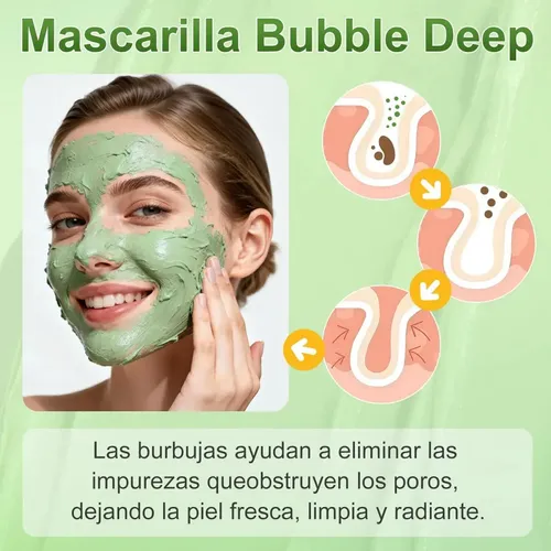 2026  Holy Basil Bubble Deep Mask 90g Tipo De Piel Grasa