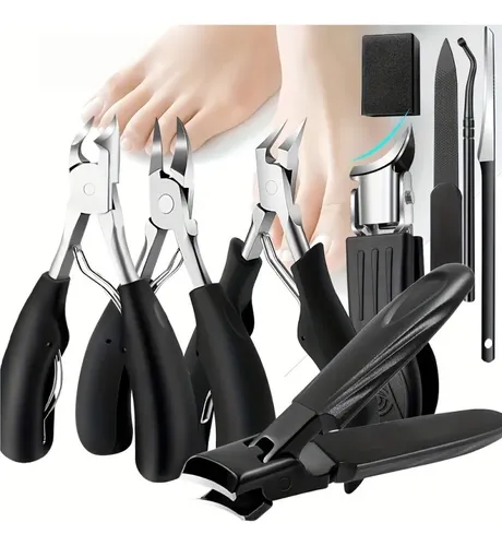 Kit Cuidado De Uñas 8 Piezas, Cortaúñas Profesional