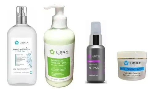 Kit  Rutina Piel Normal Retinol Manzanilla Malva Libra