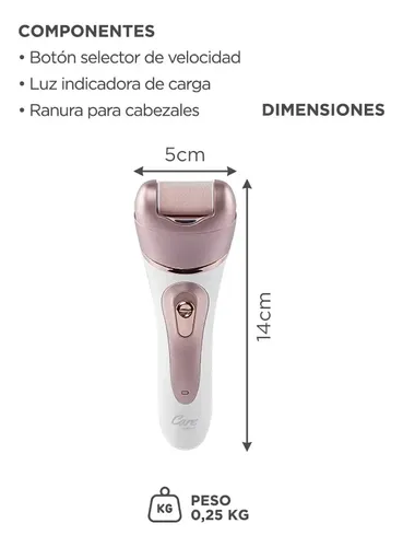 Depiladora Eléctrica Corporal Care Gadnic Recargable Outlet