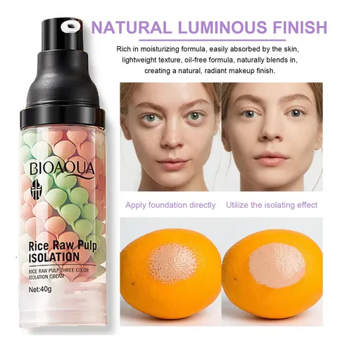 Prebase Correctora De Color De Un Solo Paso Bioaqua, Hidrata