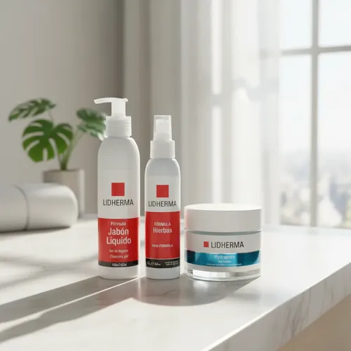 Rutina Facial Skincare Piel Grasa Mixta Hidratante Lidherma