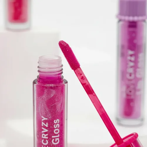 Lip Gloss Con Glitter Love Crazy Huella Perro 8ml