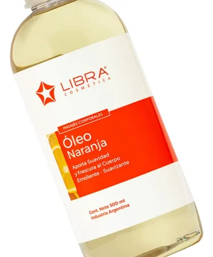 Aceite Para Masajes Naranja Libra Cosmetica Oleo Pack 5 Fragancia Suave