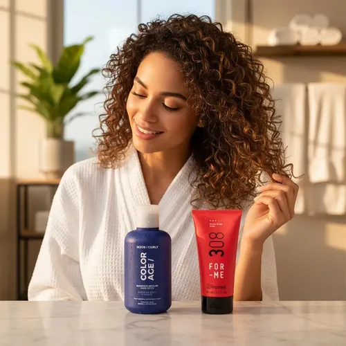 Shampoo Color Age rizos curly + Framesi 308 Kit RULOS