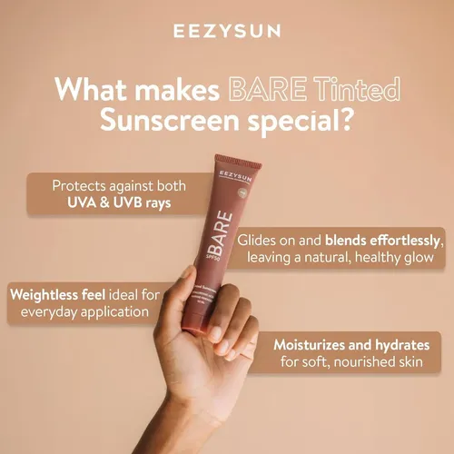 Protector Solar Tintado Eezysun Bare Spf 50 Deep