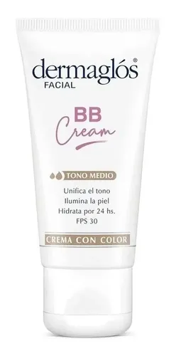 Dermaglos Facial Bb Cream Con Fps30 Tono Medio 50gr