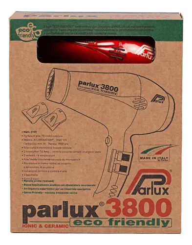 Secador de pelo Parlux 3800 Eco Friendly rojo