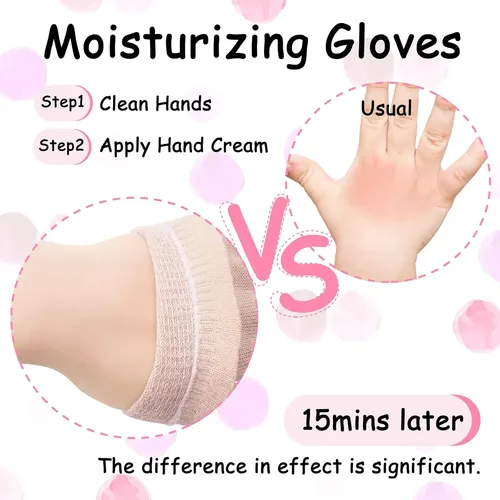 Guantes De Algodón Rosa Para Eczema Niños Hidratantes 2 Pa