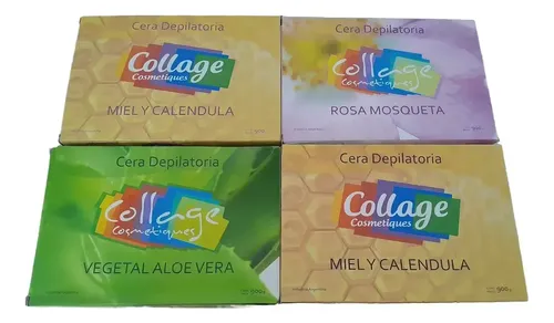 4 Ceras Depilatoria Prof. Miel /rosa M/veget Collage X 900gr
