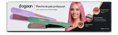 Rumish Plancha De Pelo Con Regulador 220°c