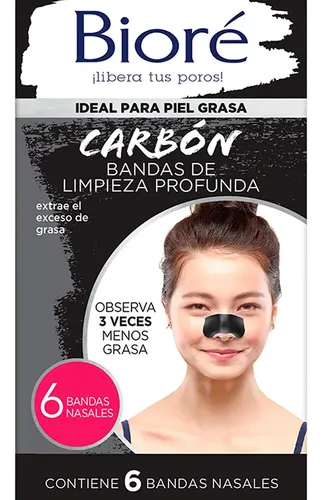 Bioré Carbón Bandas De Limpieza Profunda