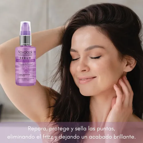 Serum Novalook Cabellos Dañados Protege Repara Con Filtro Uv