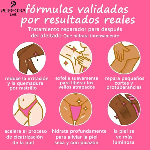 Jh Saceite Para Después De La Depilación Puffora Lab