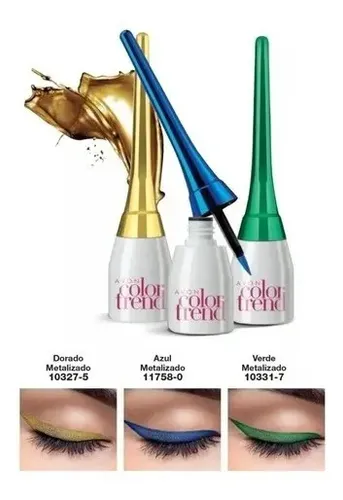 Avon Delineador Liquido Color Trend Punta Fina 3ml