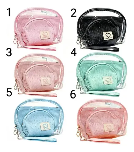 Neceser Porta Cosméticos Luvina Bolso Maquillaje Mujer Rosa 1 Luv Lyh-014