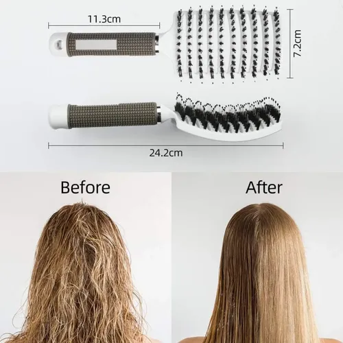 Cepillo Para El Cabello Con Cerdas De Cerdo