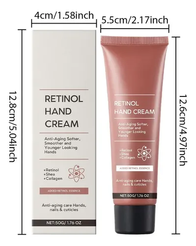 Crema De Manos Wj Retinol, 3 Unidades, 50 G, Hidratante Anti