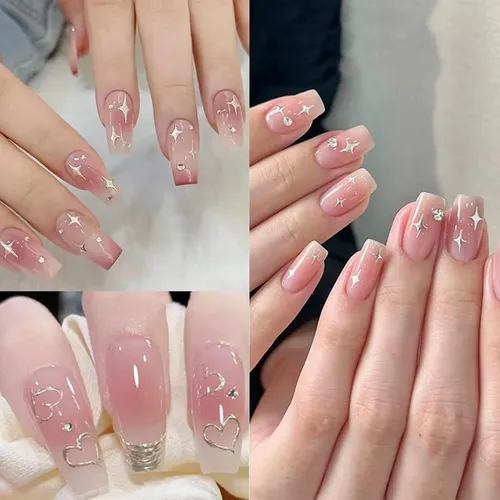 12 Hojas Pegatinas De Plantilla De Arte De Uñas