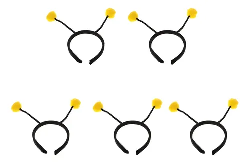 Diadema Con Antena Bee Alien, 5 Unidades, Para Cumpleaños