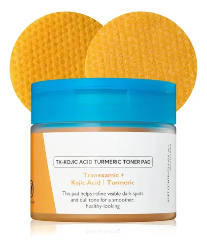 Pads Faciales Tónico Cúrcuma Exfoliantes X70