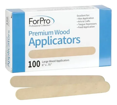 Aplicadores De Madera Premium Forpro 100 Unidades 15.24 Cm