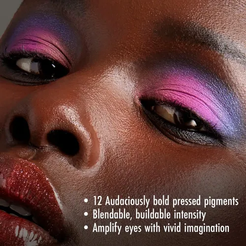 Paleta De Sombras Black Radiance 12 Tonos Tribal Bright