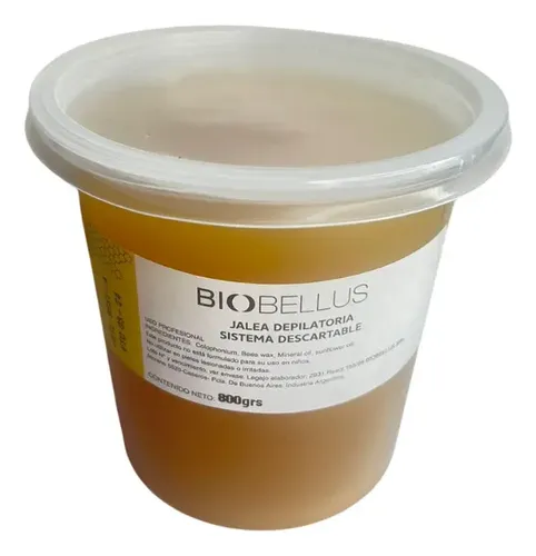 6 Ceras Depilatorias Descartables Biobellus Jalea 950grs