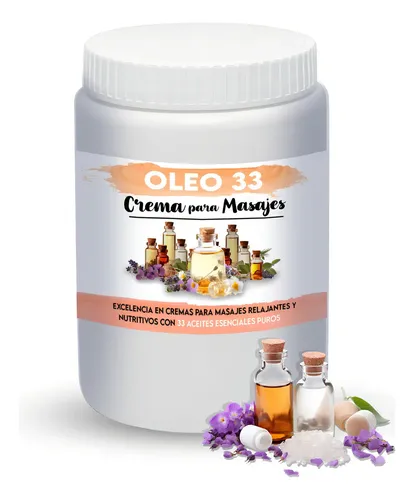 Oleo 33 Crema Para Masajes 1kg Nutritiva Hidratante Belgrano