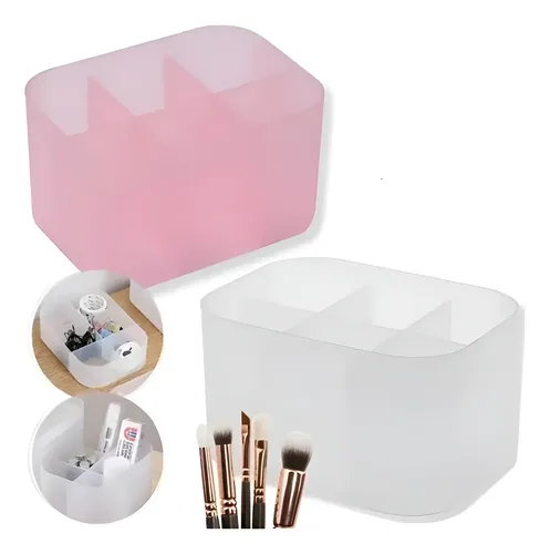 Porta Pinceles Limas Lápices Organizador 6 Divisiones Uñas